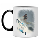 Кружка двухцветная