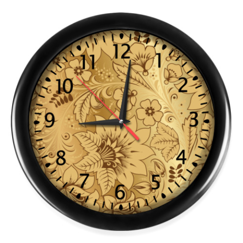Настенные часы Golden Khokhloma