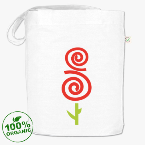 Сумка шоппер с принтом 8 марта