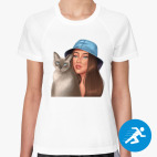 Женская спортивная футболка