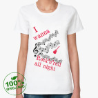 Женская футболка органик