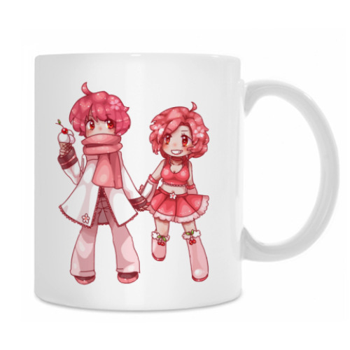 Кружка с принтом Sakura Vocaloid