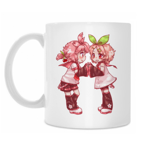 Кружка с принтом Sakura Vocaloid