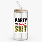 Банка с бамбуковой крышкой