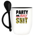 Кружка с ложкой