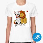 Женская спортивная футболка