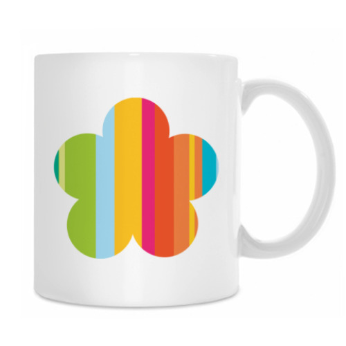 Кружка с принтом Lucky stripes