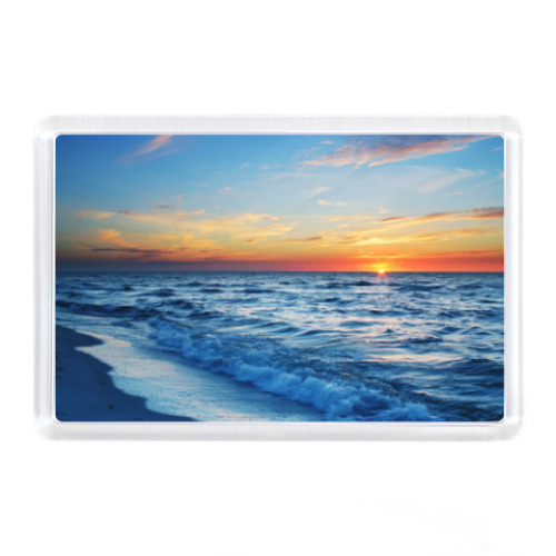 Магнит с принтом Красивое море