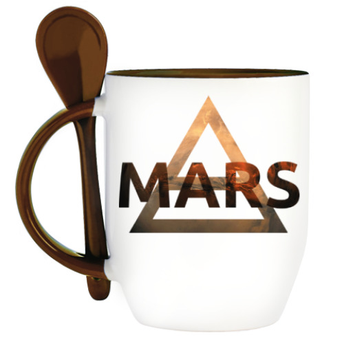 Кружка с ложкой Mars Triad