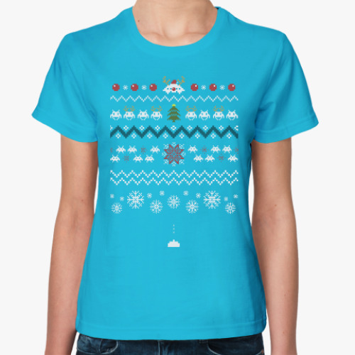 Женская футболка Свитер Space Invaders
