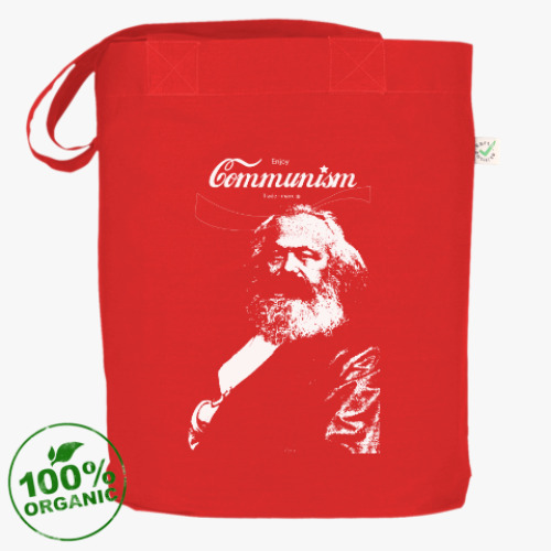 Сумка шоппер Enjoy communism - trade Marx