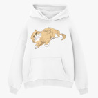 Толстовка худи оверсайз