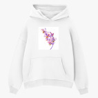 Толстовка худи оверсайз