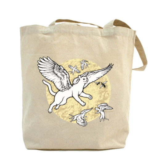 Сумка шоппер с принтом Моя Стая