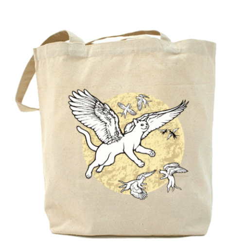 Сумка шоппер с принтом Моя Стая