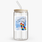 Банка с бамбуковой крышкой