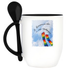 Кружка с ложкой