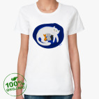 Женская футболка органик