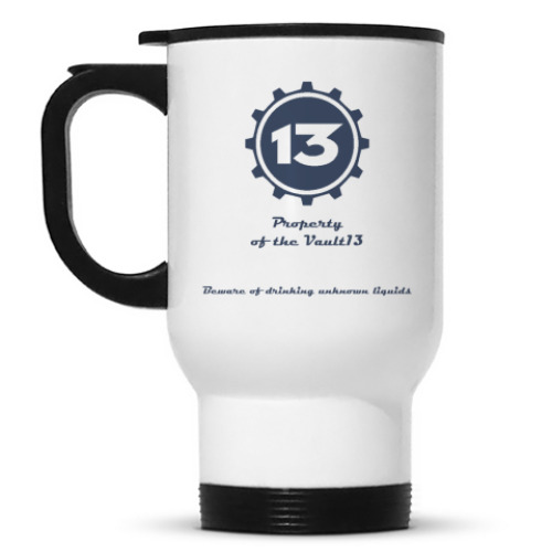 Кружка-термос с принтом Fallout Vault 13