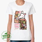 Женская футболка органик