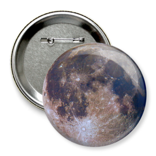 Значок 75мм с принтом Лунариум