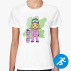 Женская спортивная футболка