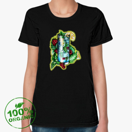 Женская футболка из органик-хлопка Частичка лета ЭКО