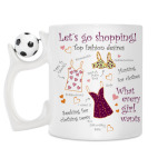 Кружка с футбольным мячиком