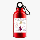 Металлическая бутылка 400 мл UV-DTF