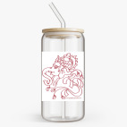 Банка с бамбуковой крышкой