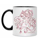 Кружка двухцветная