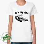 Женская футболка органик