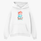 Толстовка худи оверсайз