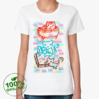 Женская футболка органик