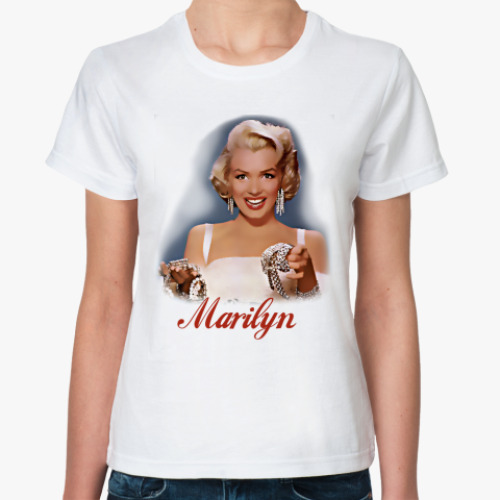 Классическая футболка футболка ж Marilyn Monroe