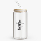 Банка с бамбуковой крышкой