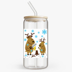 Банка с бамбуковой крышкой