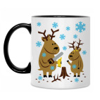 Кружка двухцветная