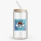 Банка с бамбуковой крышкой