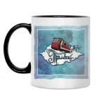 Кружка двухцветная