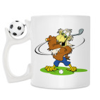 Кружка с футбольным мячиком