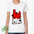 Женская футболка органик