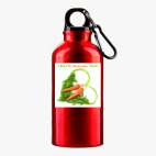 Металлическая бутылка 400 мл UV-DTF