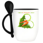 Кружка с ложкой