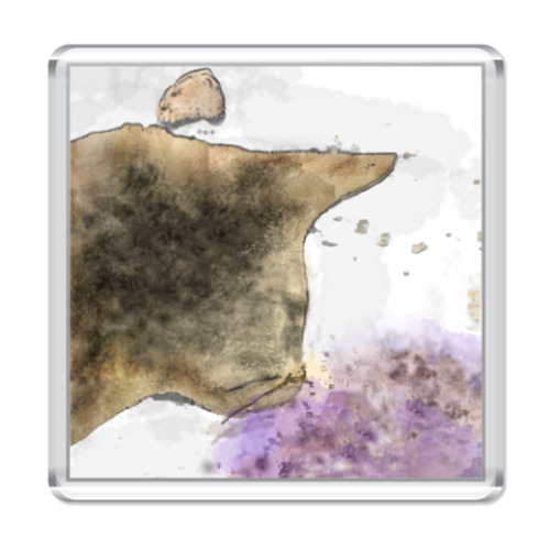 Магнит с принтом  'Аромат'