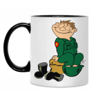 Кружка двухцветная