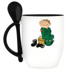 Кружка с ложкой