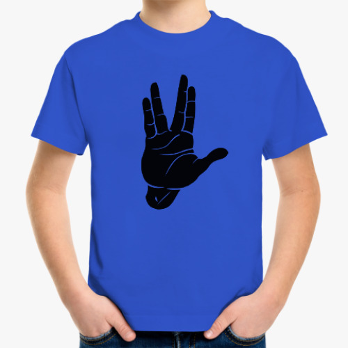 Детская футболка Star Trek жест Спока