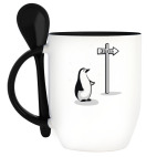 Кружка с ложкой