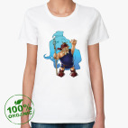 Женская футболка органик